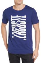 Men's Lacoste Vertical Graphic T-shirt (l) - Blue