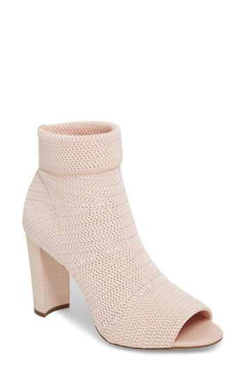 Women's Avec Les Filles Mariah Stretch Peep Toe Bootie M - Pink