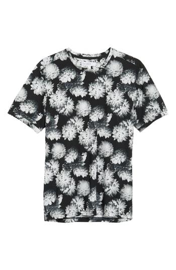 Men's Calibrate Print T-shirt, Size - Black