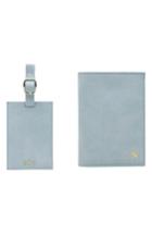 Beis Travel Luggage Tag & Passport Holder Set - Blue