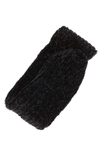 Trouve Chenille Headband, Size - Black