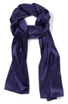 Women's St. John Evening Liquid Satin Wrap, Size - Purple