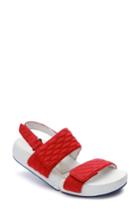 Women's Figs By Figueroa Figulous Diamond Embossed Sandal Eu - Red