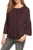 Women's Caslon Stripe Bell Sleeve Tee