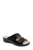 Women's Napa Flex Double Strap Slide Sandal .5-6us / 36eu M - Black