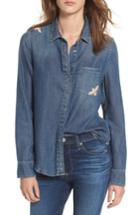 Women's Ag Joanna Embroidered Denim Shirt