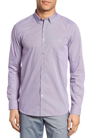 Men's Ted Baker London Allibon Extra Slim Fit Dobby Sport Shirt