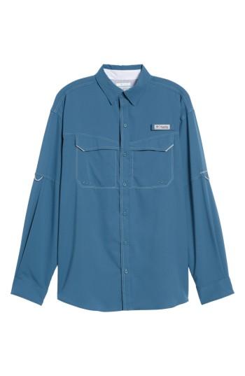 Men's Columbia Low Drag Offshore Woven Shirt, Size - Blue