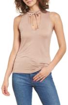 Women's Pst By Project Social T Tie Neck Tank - Beige