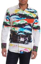 Men's Robert Graham Travail Limited Edition Classic Fit Sport Shirt - White