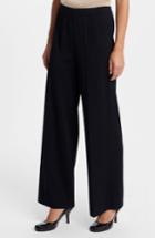 Women's Ming Wang Wide Leg Pants - Black