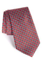 Men's Nordstrom Beacon Geometric Silk Tie, Size - Red