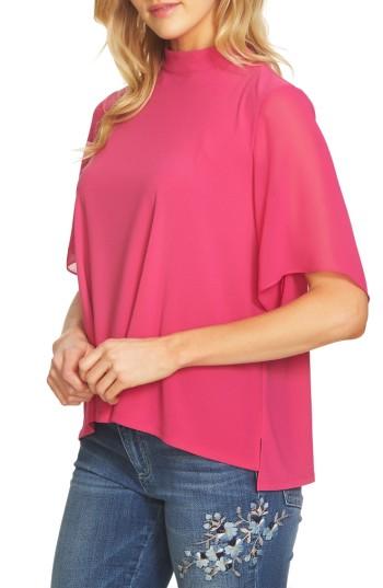 Women's Cece Mock Neck Top - Black