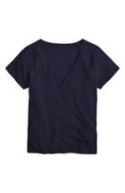 Women's J.crew Supima Cotton V-neck Tee - Blue