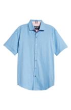Men's Robert Graham Abbott Sport Shirt, Size - Blue