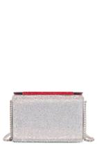 Christian Louboutin Large Vanite Crystal Embellished Clutch - Metallic