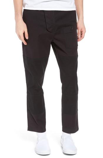 Men's Hudson Jeans Slouchy Slim Fit Cargo Pants - Black