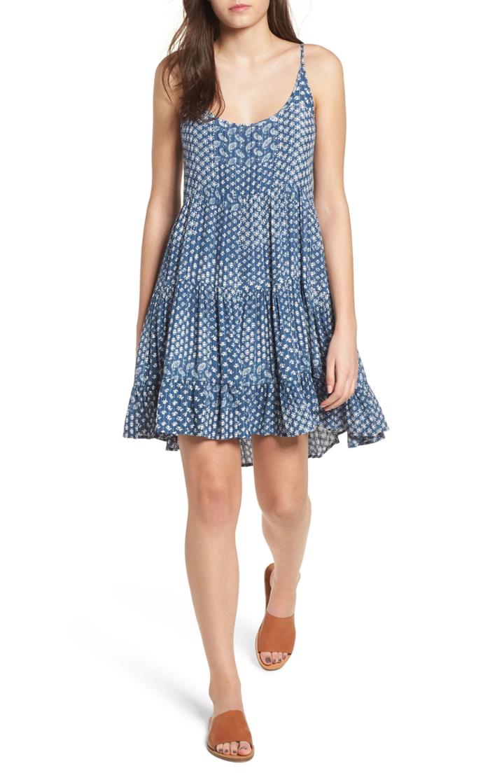 Women's Sam Edelman Waist Cutout Ruffle Dress