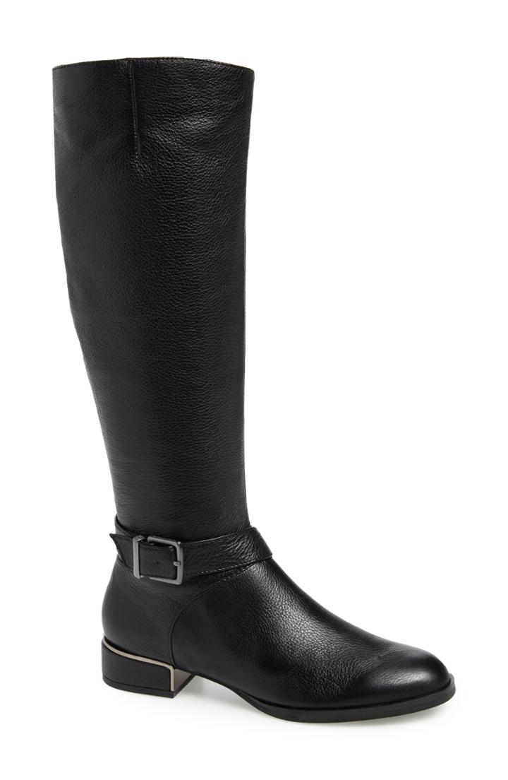 Women's Kenneth Cole New York Branden Knee High Riding Boot .5 M - Black