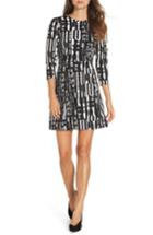 Women's Trina Trina Turk Leoti Morelia Stripe Dress - Black