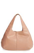 Sole Society Rouge Faux Leather Hobo - Pink