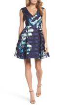 Women's Vince Camuto Shadow Stripe Fit & Flare Dress