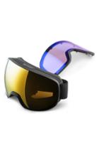 Women's Adidas Progressor L Mirrored Spherical Snowsports Gogglesed - Black Matte/ Gold