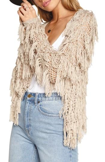 Women's Amuse Society Chelsea Fringe Sweater