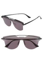 Women's Glassing Gp8 Shield 58mm Sunglasses - Black/ Smoke Flash