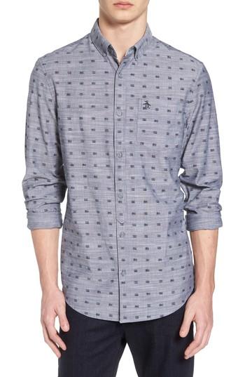 Men's Original Penguin Cassette Print Shirt