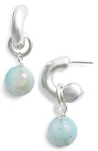 Women's Simon Sebbag Convertible Semiprecious Stone Hoop Earrings