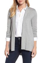 Women's Vince Camuto Open Front Cardigan - Grey