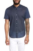Men's Zachary Prell Clyde Slim Fit Sport Shirt - Blue