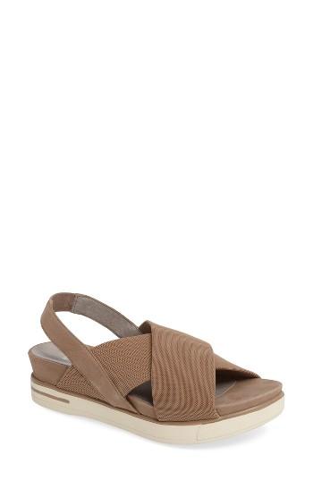 Women's Eileen Fisher Spa Sport Sandal .5 M - Beige