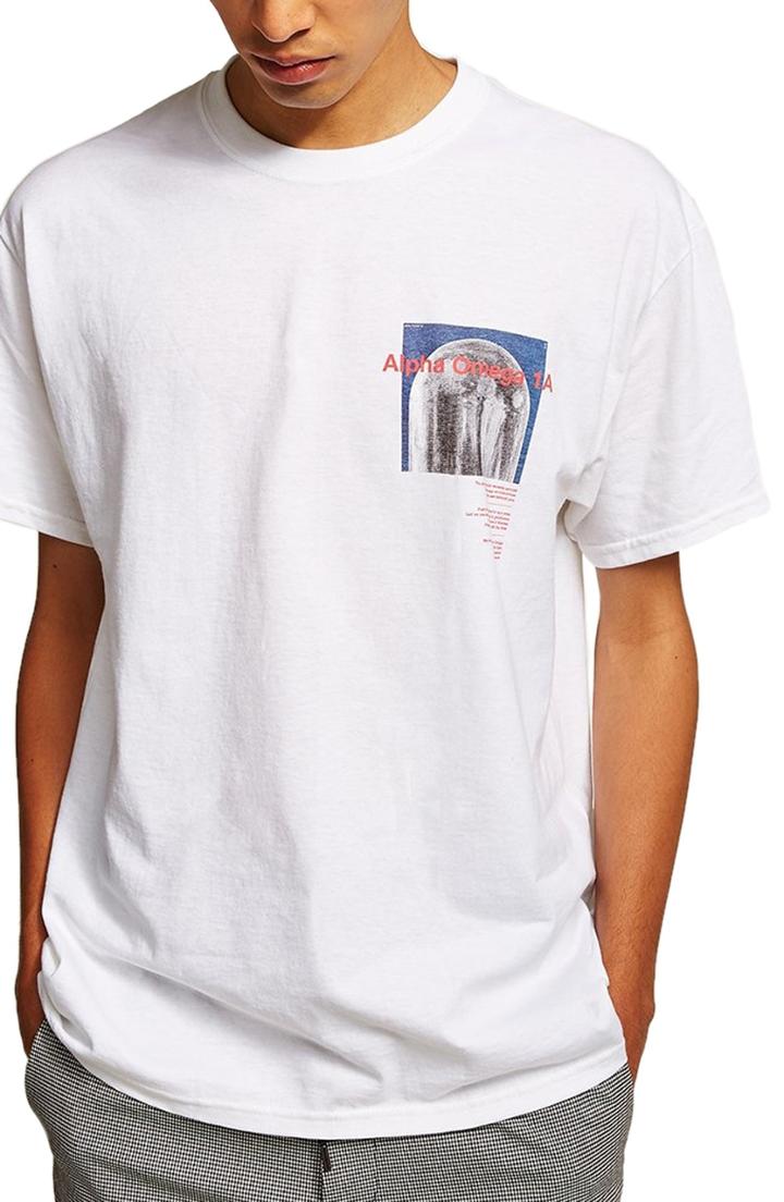 Men's Topman Moon Graphic T-shirt - White