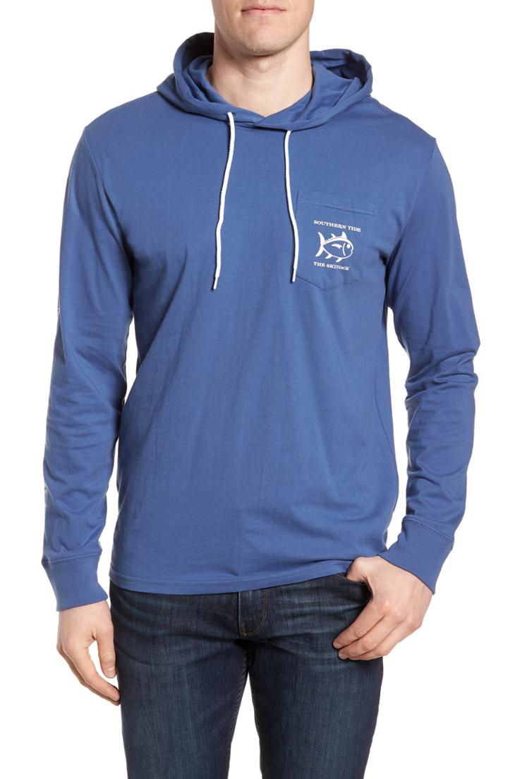 Men's Southern Tide Diamond Logo Hoodie, Size - Blue