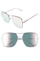 Women's Quay Australia Stop & Stare 58mm Square Sunglasses - Pink/ Pink