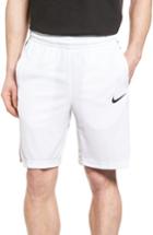 Men's Nike Elite Stripe Basketball Shorts - White