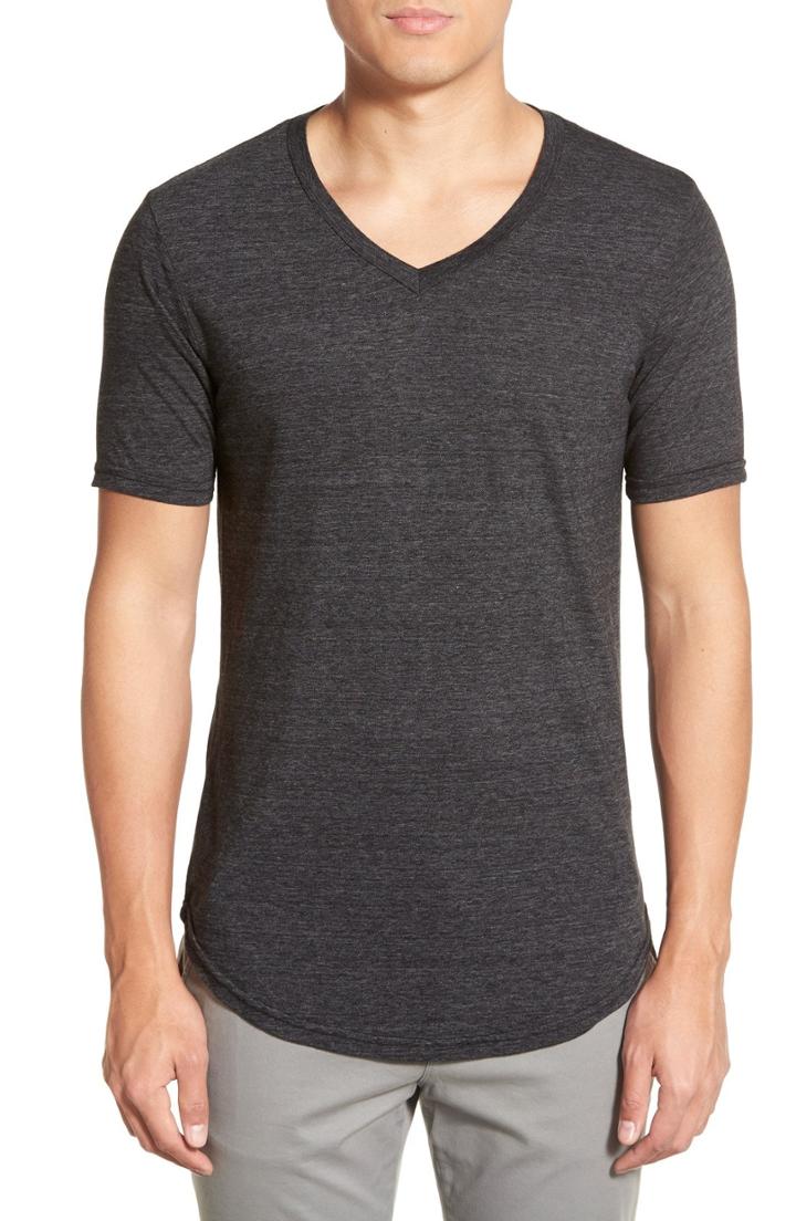 Men's Goodlife Scallop Triblend V-neck T-shirt - Black