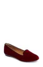Women's Sofft Belden Almond Toe Loafer M - Red