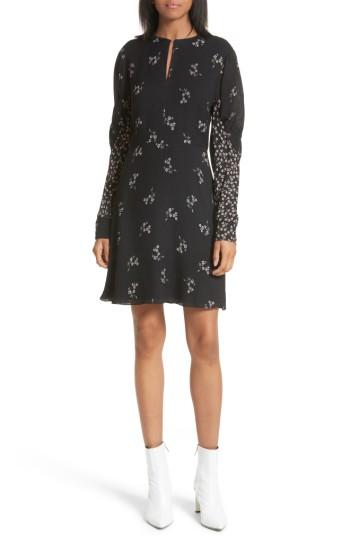 Women's Tibi Lila Floral A-line Dress