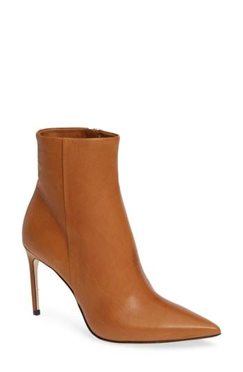 Women's Brian Atwood Vida Pointy Toe Bootie Us / 35eu - Brown