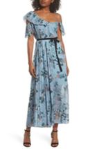 Women's French Connection Kioa Asymmetric Maxi Dress - Blue