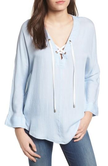 Women's Rails Lily Lace-up Top - Blue