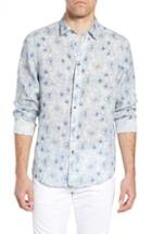 Men's Coastaoro Tavton Fit Floral Linen Sport Shirt