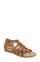 Women's Naughty Monkey True Grit Perforated Sandal .5 M - Brown