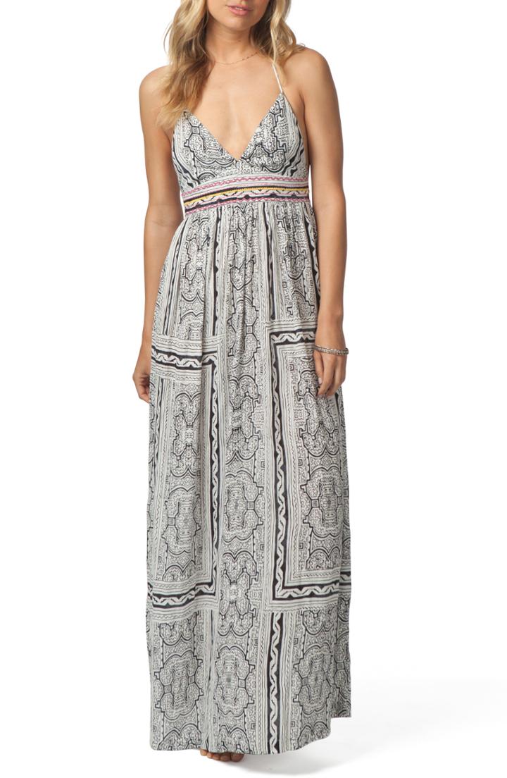 Women's Rip Curl Mai Ohana Halter Maxi Dress - Ivory