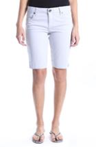 Women's Kut From The Kloth Natalie Bermuda Shorts - Grey