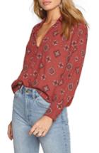 Women's Amuse Society Dakode Print Gauze Blouse