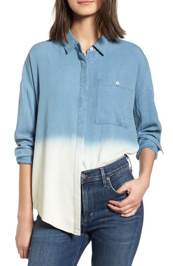 Women's Splendid Ombre Shirt - Blue